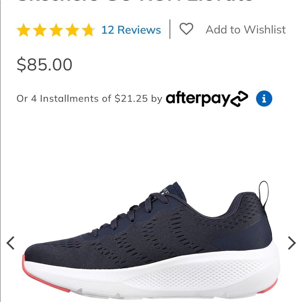 NWT• Go Running shoes; Navy Blue • size 8 • Lightweight cushioning• Machine Wash